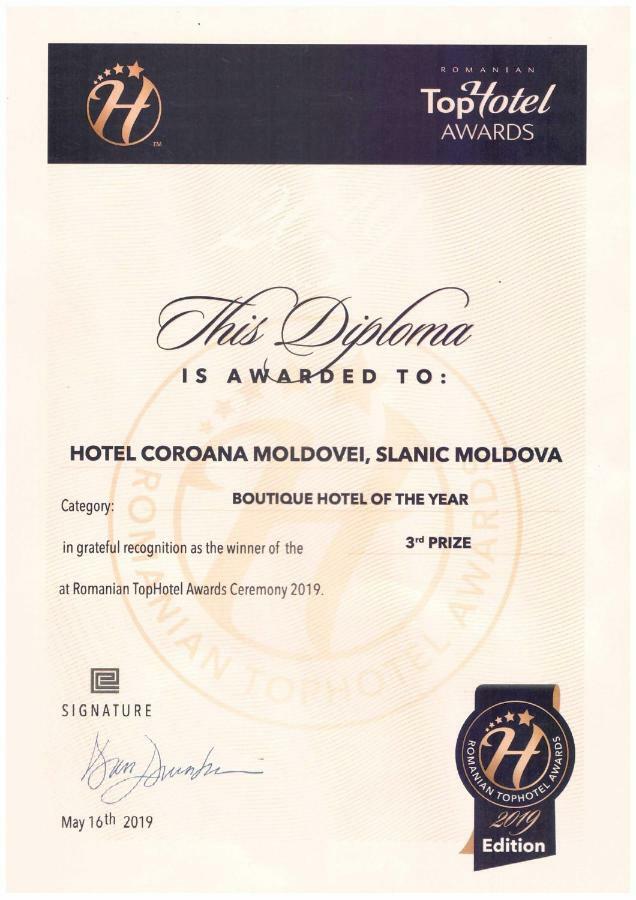 Hotel Coroana Moldovei Slănic-Moldova Exteriér fotografie